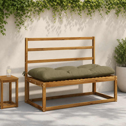 Bænkpude VIANEN 100% polyester Olivengrøn 110 x 50 x 12 cm