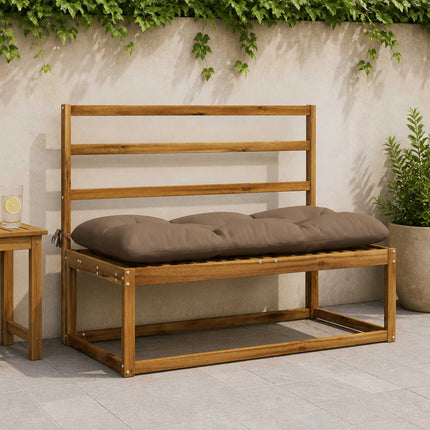 Bænkpude VIANEN 100% polyester Gråbrun 130 x 50 x 12 cm