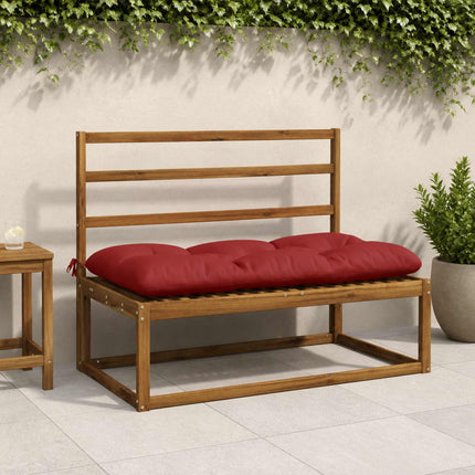 Bænkpude VIANEN 100% polyester Rød 100 x 60 x 12 cm