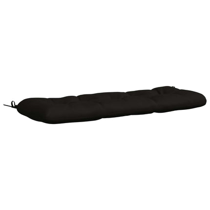 Bænkpude VIANEN 100% polyester Sort 130 x 40 x 12 cm