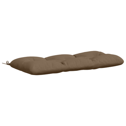 Bænkpude VIANEN 100% polyester Gråbrun 130 x 50 x 12 cm