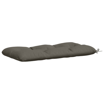 2-delt bænkepude VIANEN 100% polyester Grå 130 x 60 x 12 cm