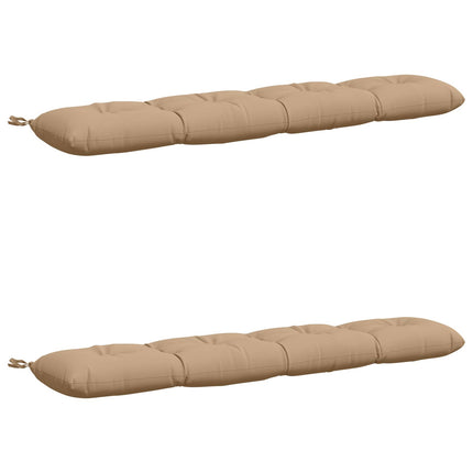 2-delt bænkepude VIANEN 100% polyester Sandfarvet