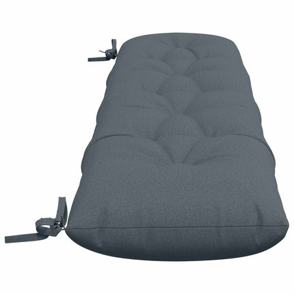 Bænkpude VIANEN 100% polyester Blå 140 x 30 x 12 cm