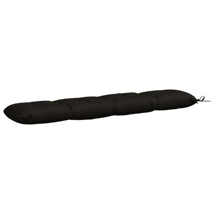 Bænkpude VIANEN 100% polyester Sort 140 x 30 x 12 cm