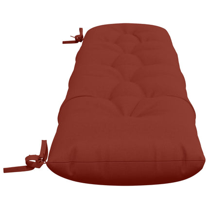 Bænkpude VIANEN 100% polyester Rød 140 x 30 x 12 cm