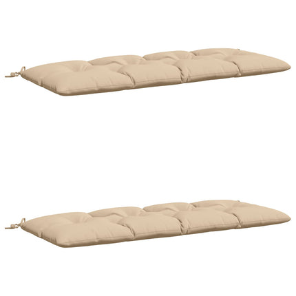 2-delt bænkepude VIANEN 100% polyester Cremefarvet
