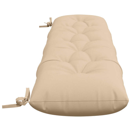Bænkpude VIANEN 100% polyester Cremefarvet 150 x 30 x 12 cm