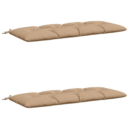 2-delt bænkepude VIANEN 100% polyester Sandfarvet