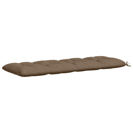 Bænkpude VIANEN 100% polyester Gråbrun 180 x 60 x 12 cm