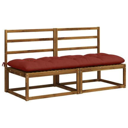 Bænkpude VIANEN 100% polyester Rød 180 x 60 x 12 cm