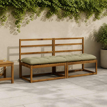 Bænkpude VIANEN 100% polyester Lys grøn 200 x 50 x 12 cm