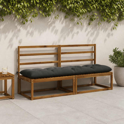 Bænkpude VIANEN 100% polyester Antracit 200 x 50 x 12 cm
