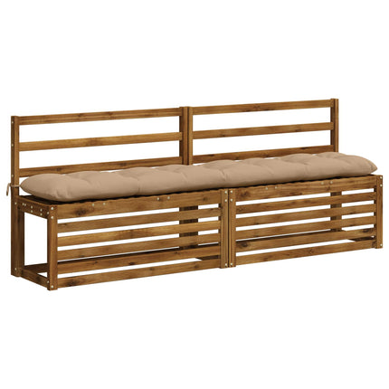 Bænkpude VIANEN 100% polyester Sandfarvet 200 x 30 x 12 cm