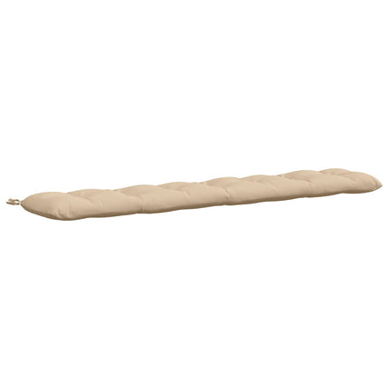 Bænkpude VIANEN 100% polyester Cremefarvet 200 x 30 x 12 cm
