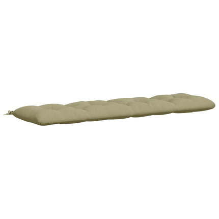 Bænkpude VIANEN 100% polyester Lys grøn 200 x 50 x 12 cm
