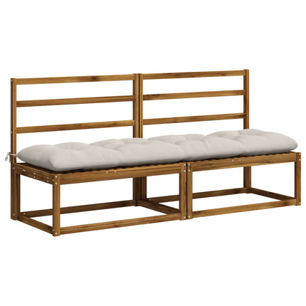 Bænkpude VIANEN 100% polyester Hvid 200 x 50 x 12 cm