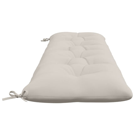 Bænkpude VIANEN 100% polyester Hvid 200 x 50 x 12 cm