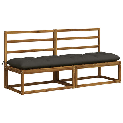 Bænkpude VIANEN 100% polyester Antracit 200 x 50 x 12 cm