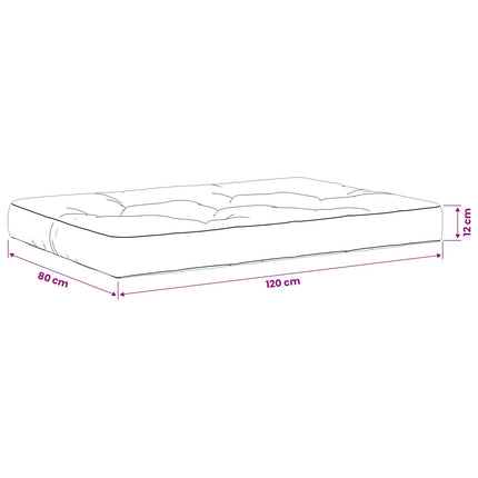 Palle sæde pude VIANEN 100% polyester Gråbrun 120 x 80 x 12 cm