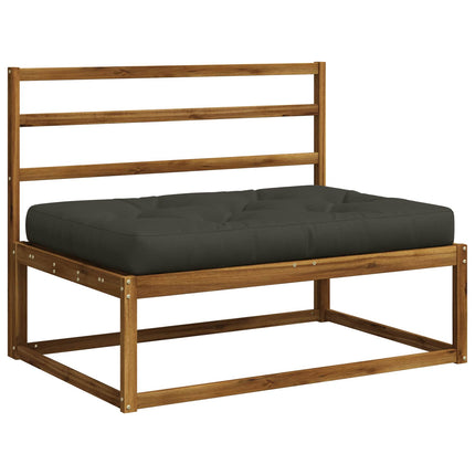 Palle sæde pude VIANEN 100% polyester Antracit 120 x 60 x 12 cm