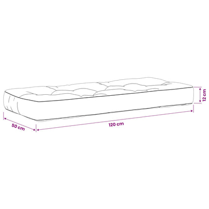 Palle sæde pude VIANEN 100% polyester Blå 120 x 50 x 12 cm