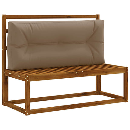 Palle rygpude VIANEN 100% polyester Gråbrun 120 x 40 x 12 cm