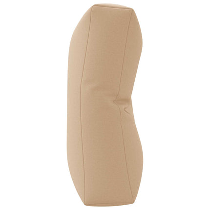 Palle rygpude VIANEN 100% polyester Sandfarvet 120 x 40 x 12 cm