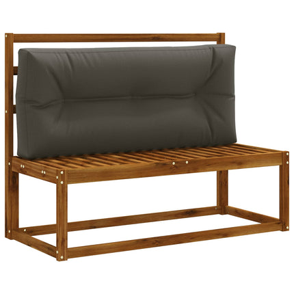 Palle rygpude VIANEN 100% polyester Antracit 120 x 40 x 12 cm