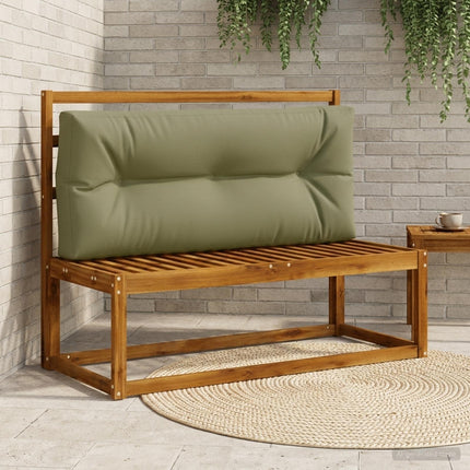 Palle rygpude VIANEN 100% polyester Olivengrøn 120 x 50 x 12 cm