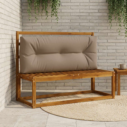 Palle rygpude VIANEN 100% polyester Gråbrun 120 x 50 x 12 cm