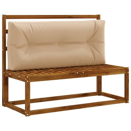 Palle rygpude VIANEN 100% polyester Sandfarvet 120 x 50 x 12 cm