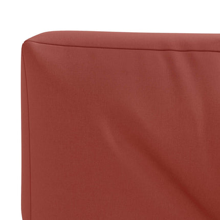 Palle rygpude VIANEN 100% polyester Rød 120 x 60 x 12 cm