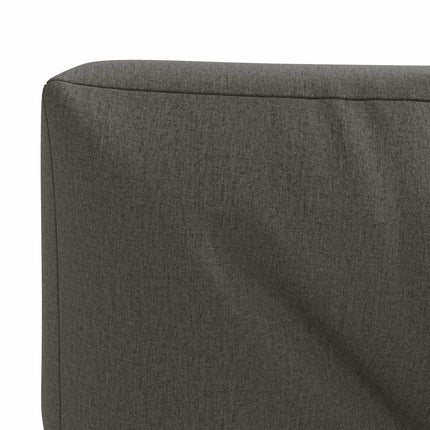 Palle rygpude VIANEN 100% polyester Antracit 120 x 60 x 12 cm