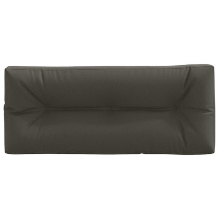 Palle rygpude VIANEN 100% polyester Antracit 120 x 60 x 12 cm