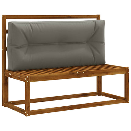 Palle rygpude VIANEN 100% polyester Grå 120 x 60 x 12 cm