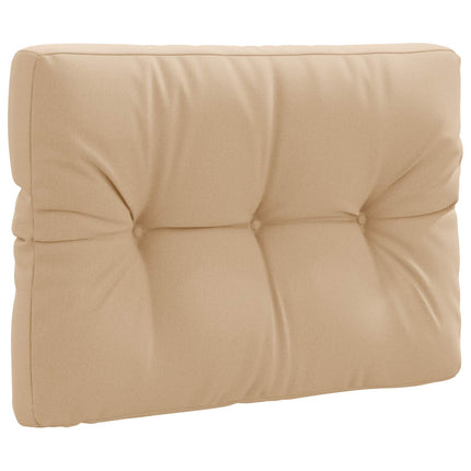Palle rygpude VIANEN 100% polyester Sandfarvet 70 x 40 x 12 cm