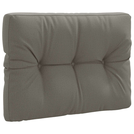 Palle rygpude VIANEN 100% polyester Grå 70 x 40 x 12 cm