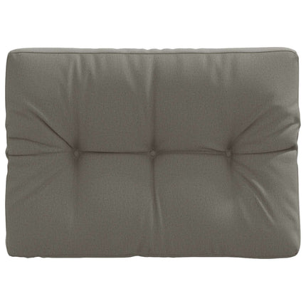 Palle rygpude VIANEN 100% polyester Grå 70 x 40 x 12 cm
