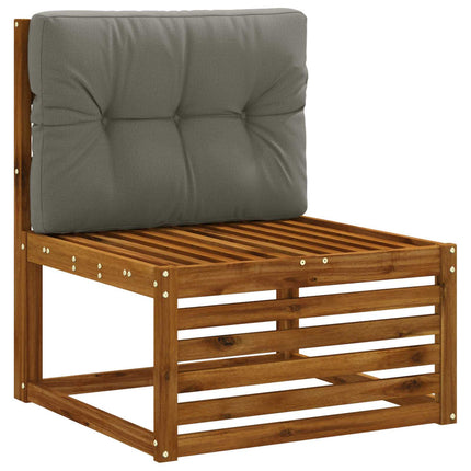 Palle rygpude VIANEN 100% polyester Grå 70 x 40 x 12 cm