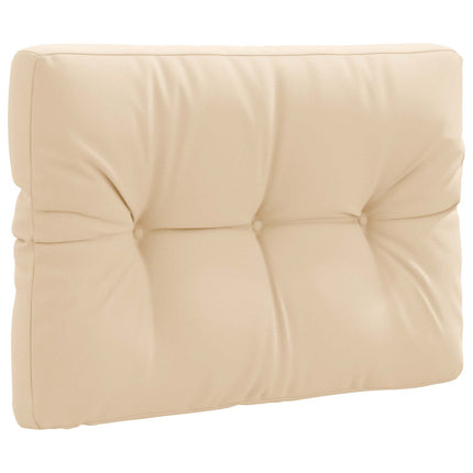 Palle rygpude VIANEN 100% polyester Cremefarvet 70 x 40 x 12 cm