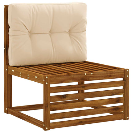Palle rygpude VIANEN 100% polyester Cremefarvet 70 x 40 x 12 cm