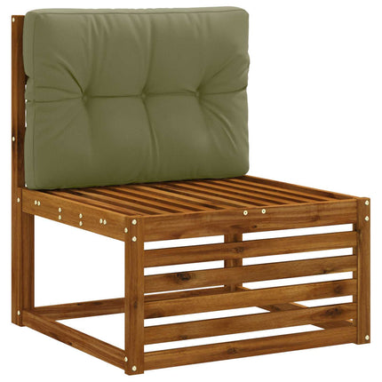 Palle rygpude VIANEN 100% polyester Olivengrøn 70 x 50 x 12 cm