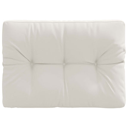 Palle rygpude VIANEN 100% polyester Hvid 70 x 50 x 12 cm