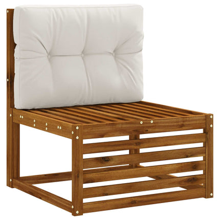 Palle rygpude VIANEN 100% polyester Hvid 70 x 50 x 12 cm