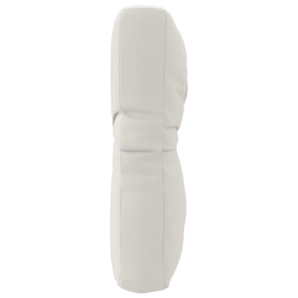 Palle rygpude VIANEN 100% polyester Hvid 70 x 50 x 12 cm