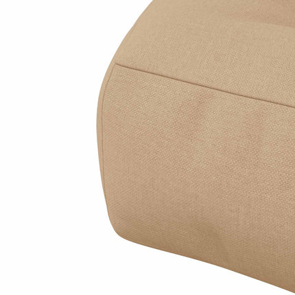 Palle rygpude VIANEN 100% polyester Sandfarvet 70 x 50 x 12 cm