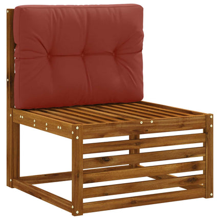 Palle rygpude VIANEN 100% polyester Rød 70 x 50 x 12 cm