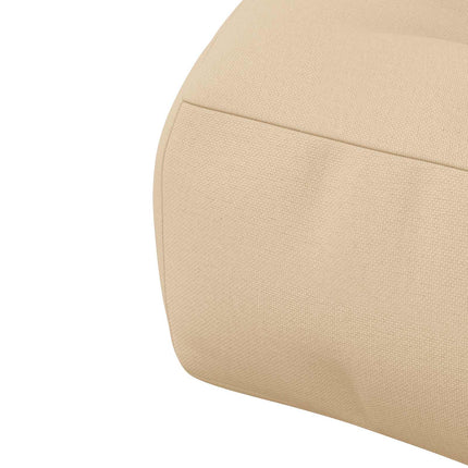 Palle rygpude VIANEN 100% polyester Cremefarvet 70 x 50 x 12 cm
