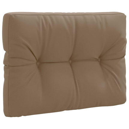 Palle rygpude VIANEN 100% polyester Gråbrun 70 x 60 x 12 cm